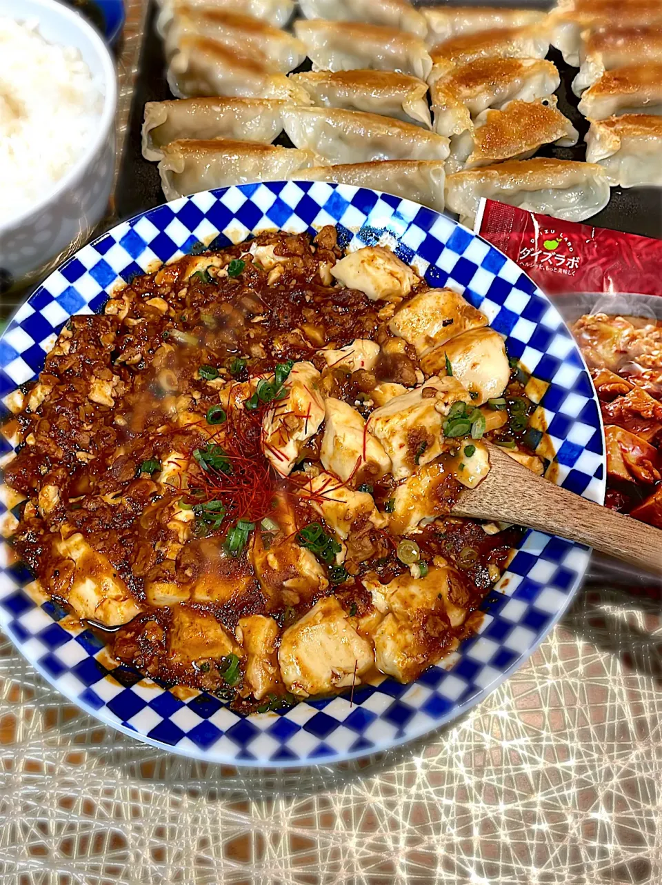 Snapdishの料理写真:大豆のお肉の麻婆豆腐🌶️🌶️🌶️|🌼はなちゃん🌼さん