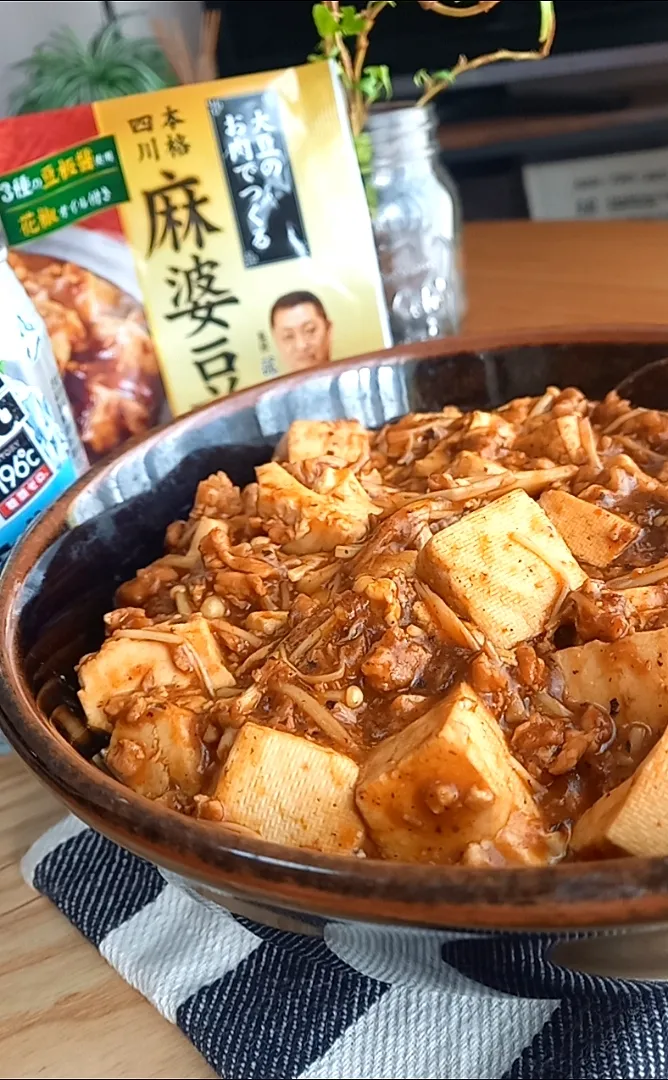 えのき入り麻婆豆腐|まりおさん