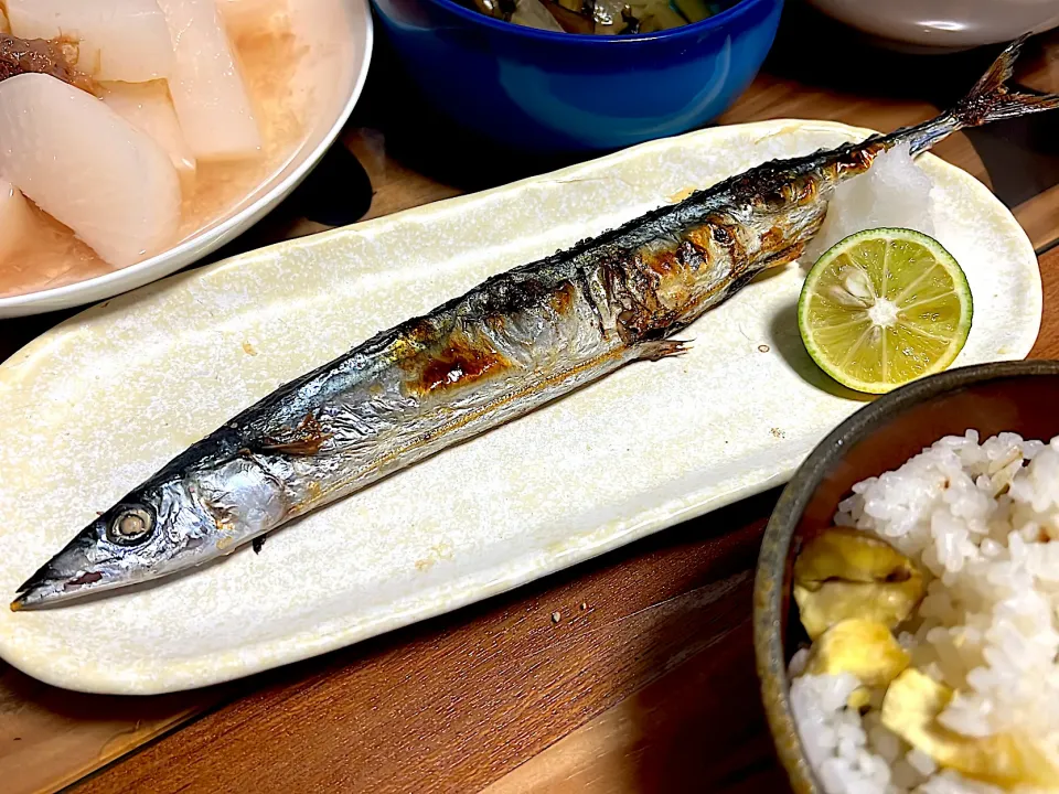 サンマの塩焼き🐟|えみりんさん