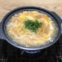 〆は卵ぞうすい・・