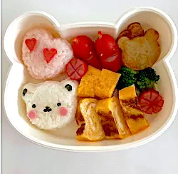 Snapdishの料理写真:おにぎり弁当☆3歳児|ソラさん