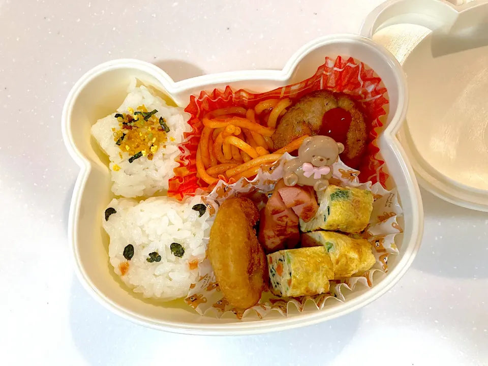 Snapdishの料理写真:おにぎり弁当☆3歳児|ソラさん