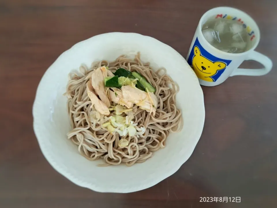 2023年8月12日の昼ご飯
ぶっかけそば
焼酎水割り|ソラ♂のご飯さん