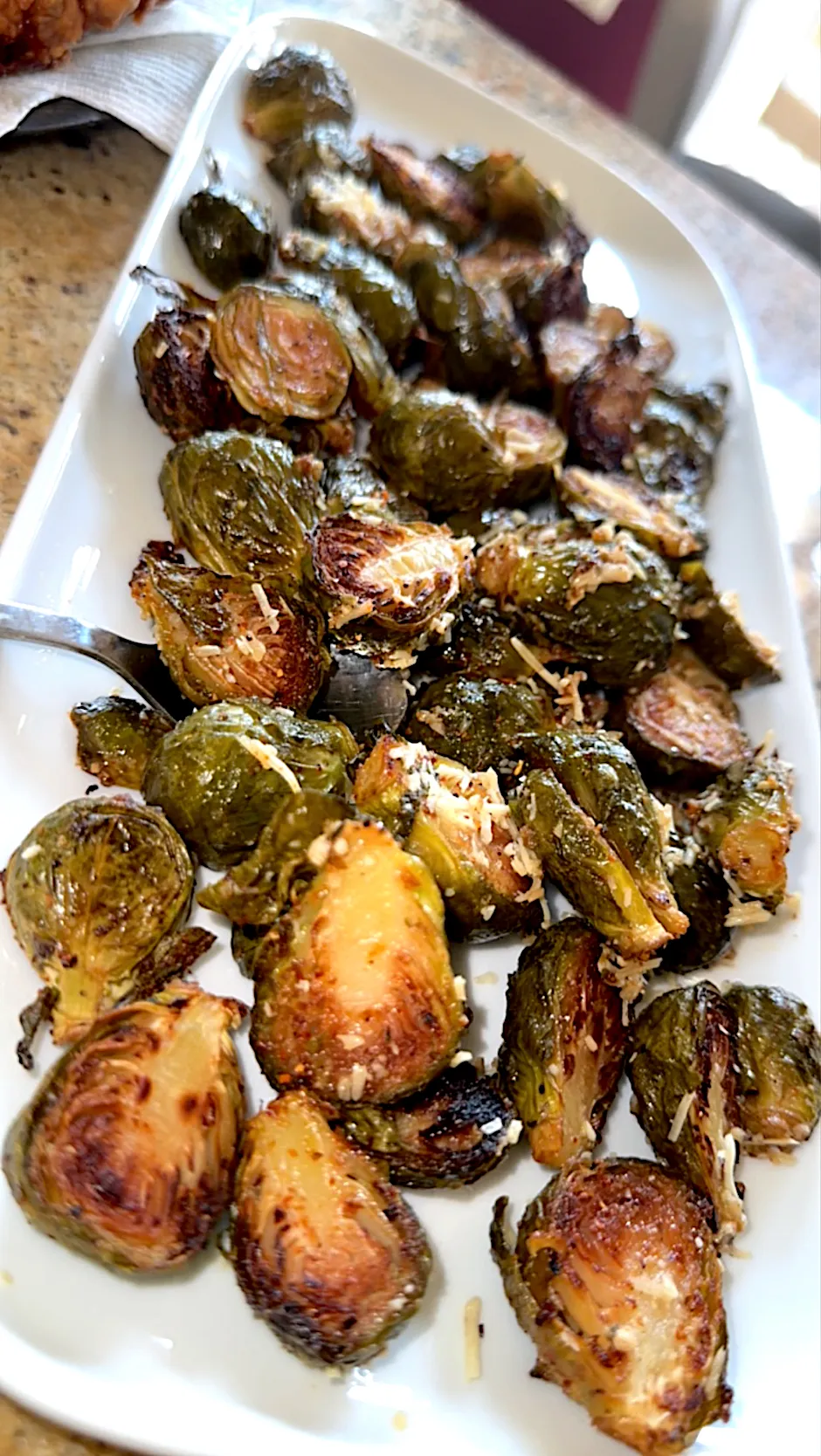 Garlic Parmesan Brussel sprouts|Tawanjaさん