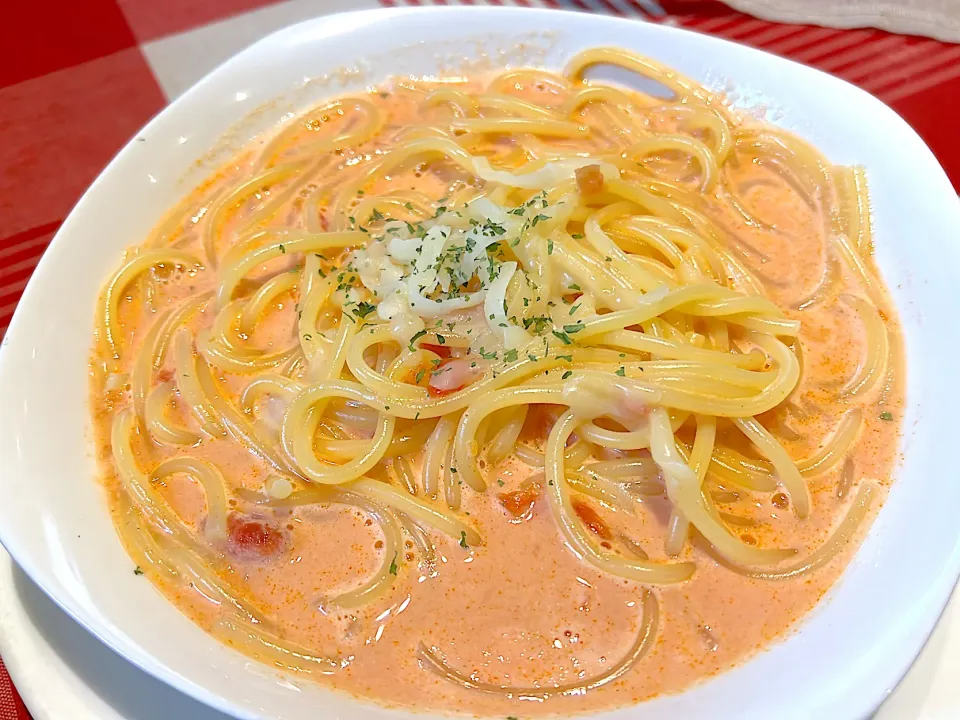 トマトクリームパスタ🍝|あーちゃんさん