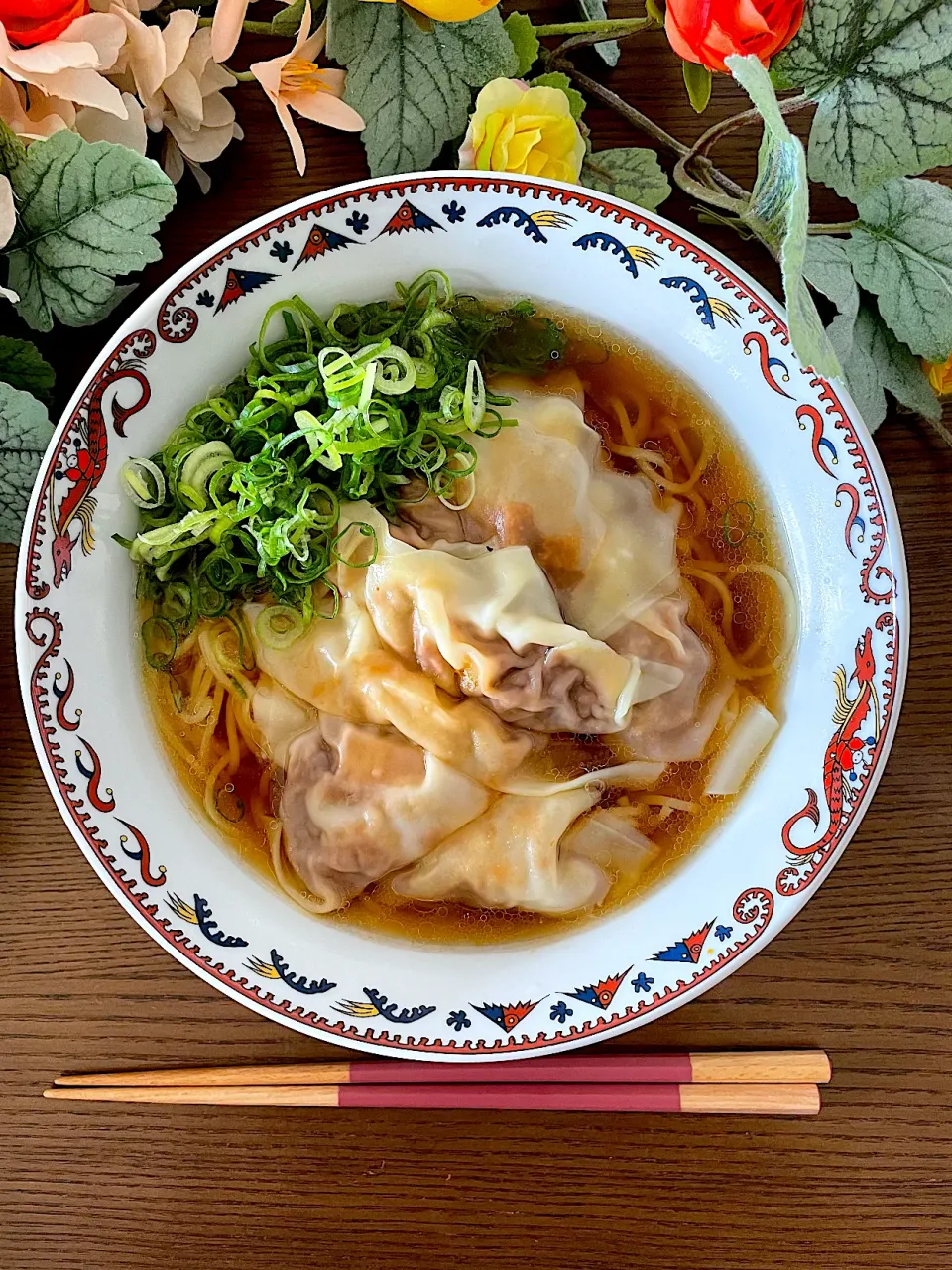 大豆ののお肉で作る麻婆ワンタン麺🍜|いっちゃんさん