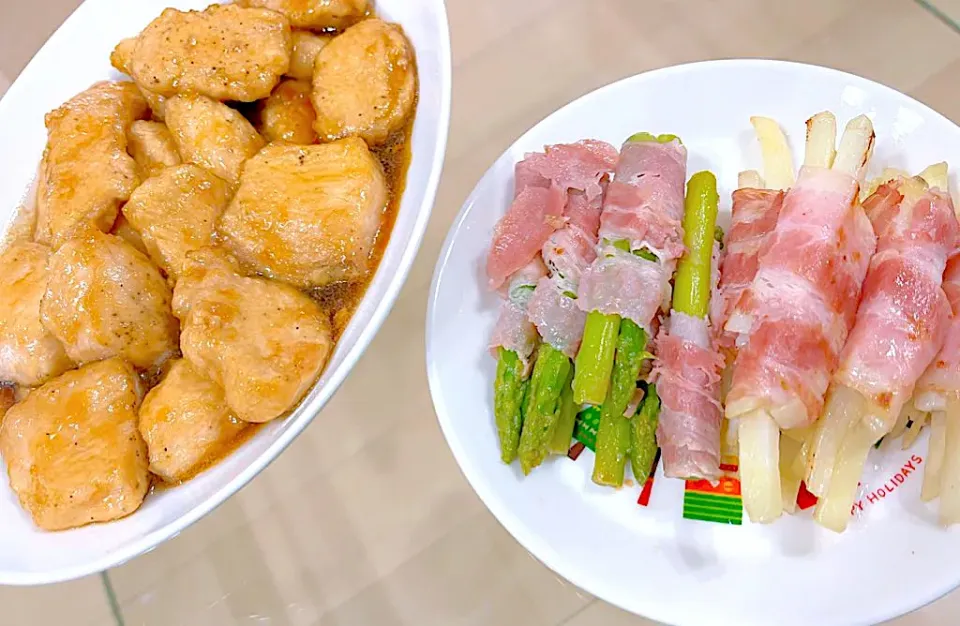 鶏ムネのチキンとアスパラポテト巻き🍗‪꙳|ゆ ら 。さん