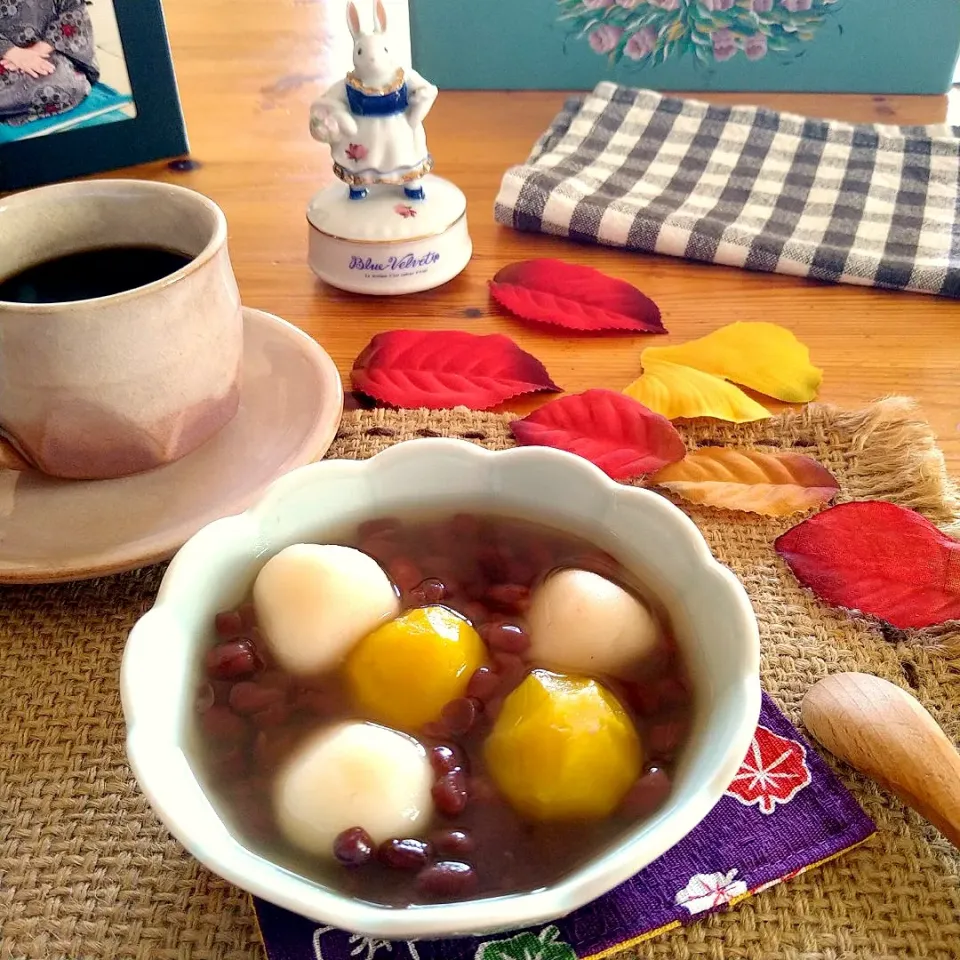 栗ぜんざいdeまったり大人おやつ〜🌰|とまと🍅さん