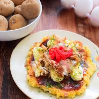 ボリューミー！じゃがいも入りお好み焼きのレシピ
