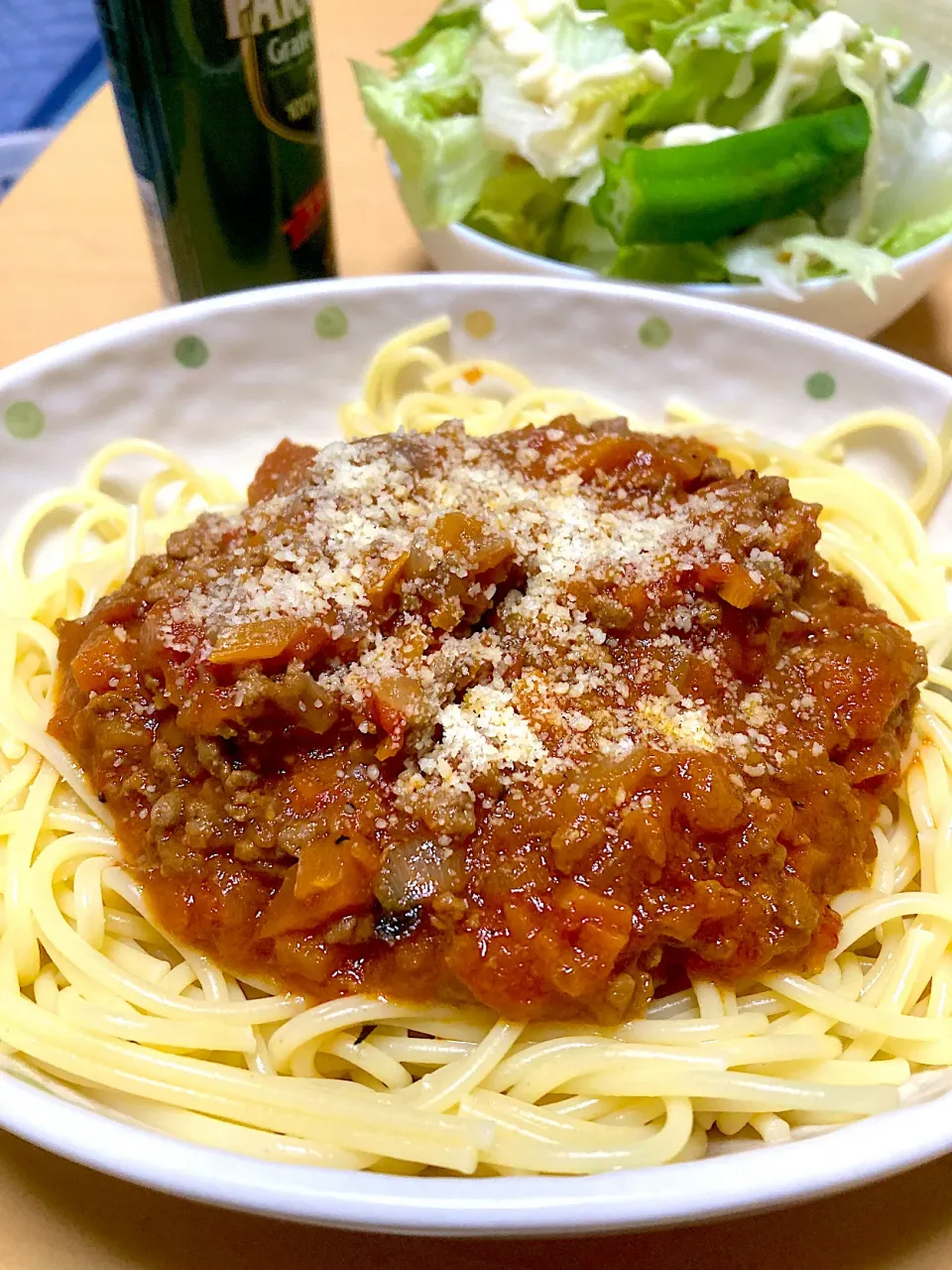 単身赴任中の男飯(ミートソース)|おおもりの星さん