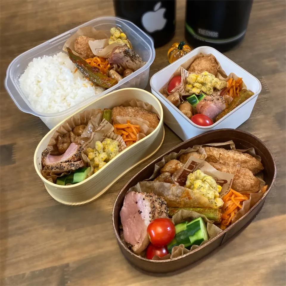 お弁当4人分|カオサンさん