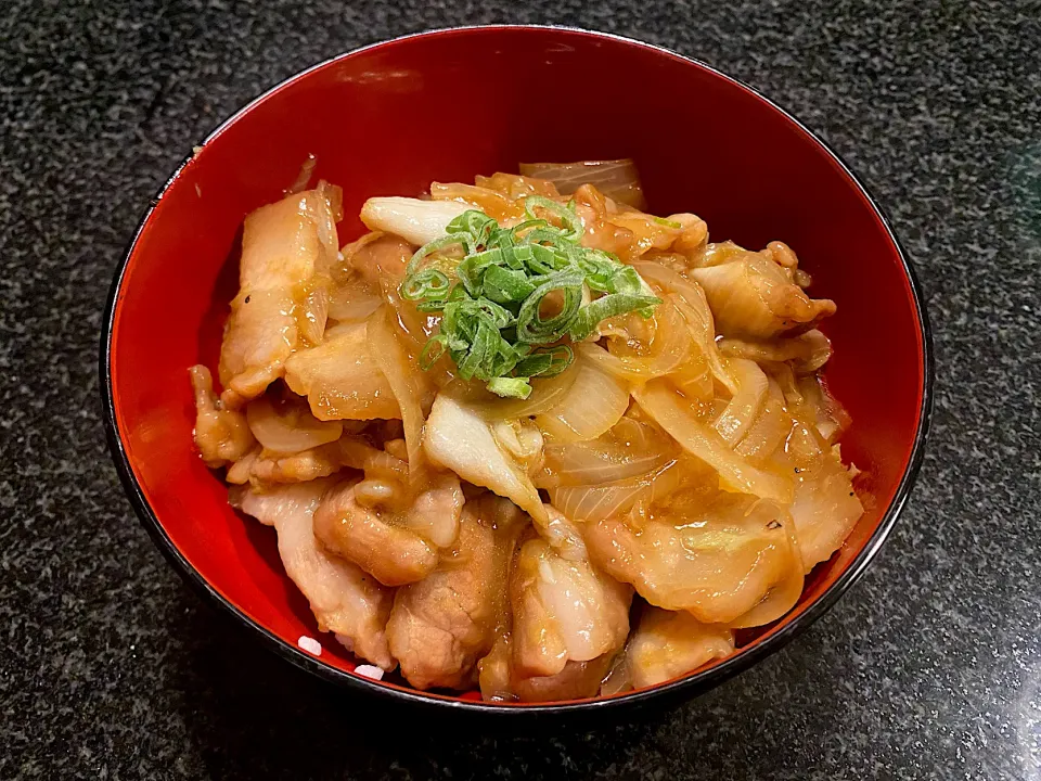 白菜と豚肉の中華炒め丼|Erie.I.Wさん