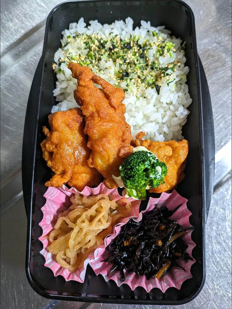 旦那弁当　2023/9/28

からあげ
ブロッコリーマヨ
ひじき
切り干し大根|ユキヨメ♪さん