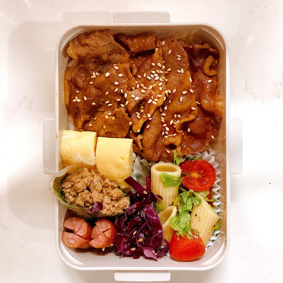 Snapdishの料理写真:焼肉弁当|かめぱんさん