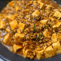 大豆のお肉で麻婆豆腐