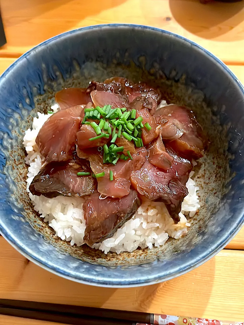 カツオの漬け丼|ぺろたんさん