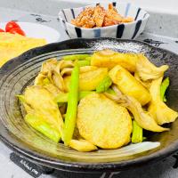 「山芋のカレー炒め」