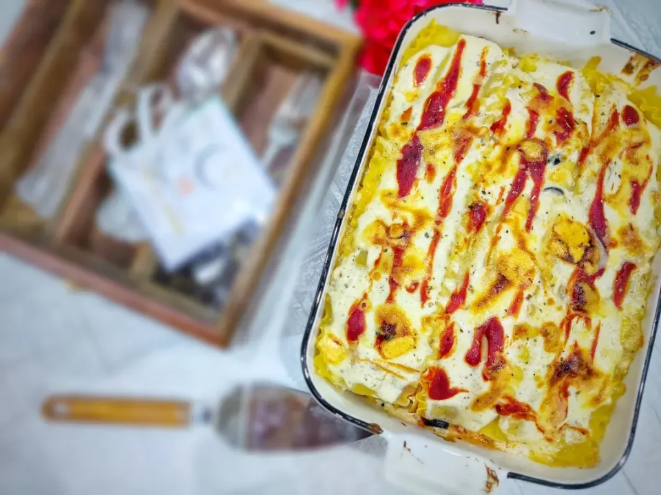 chicken lasagne|Iqra Nadeemさん