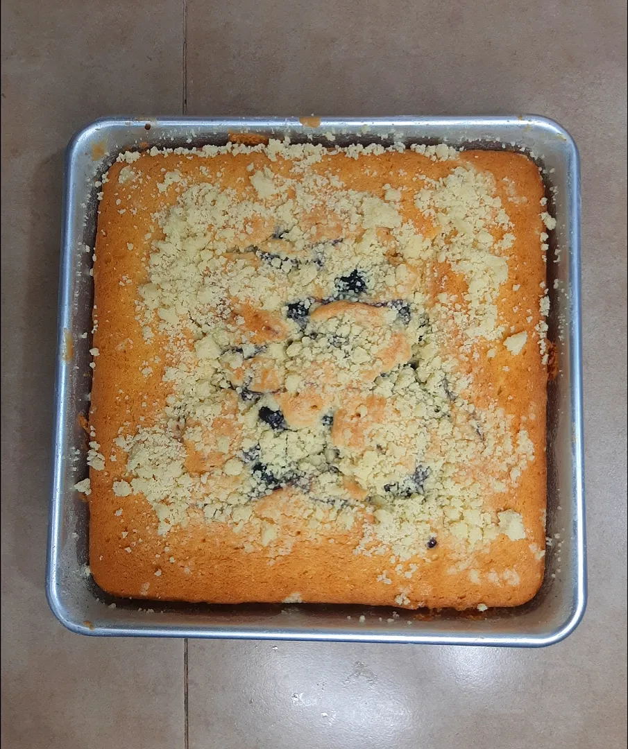 blueberries crumbles Butter Cake|Ann Mathewさん