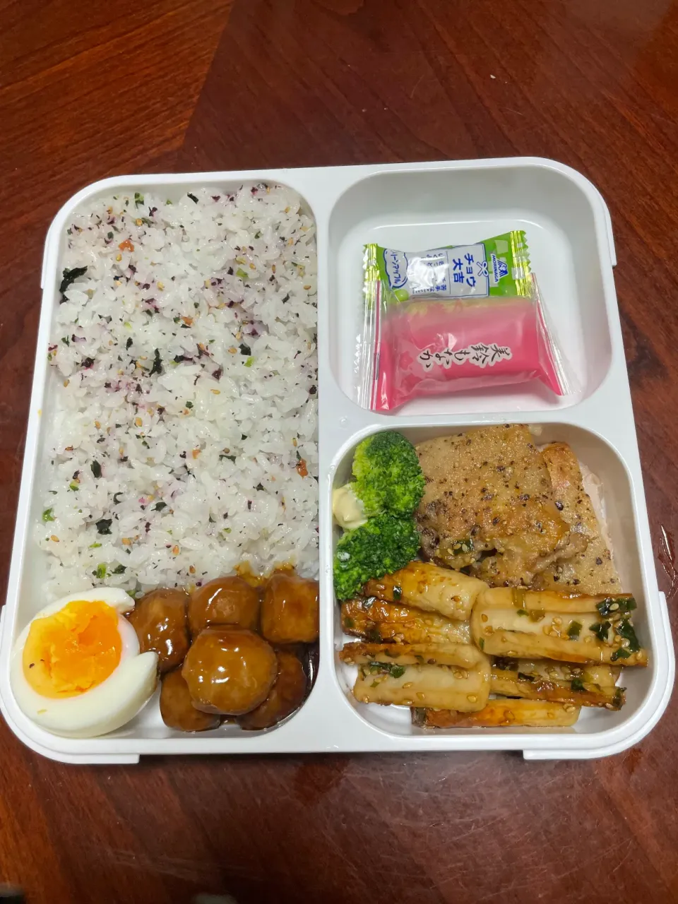 Snapdishの料理写真:父が作る男子高校生弁当|父が作る毎日弁当さん