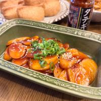 🟠まるさんの料理 YOUKIタテギで簡単 トッポッキ(トッポギ)  떡볶이