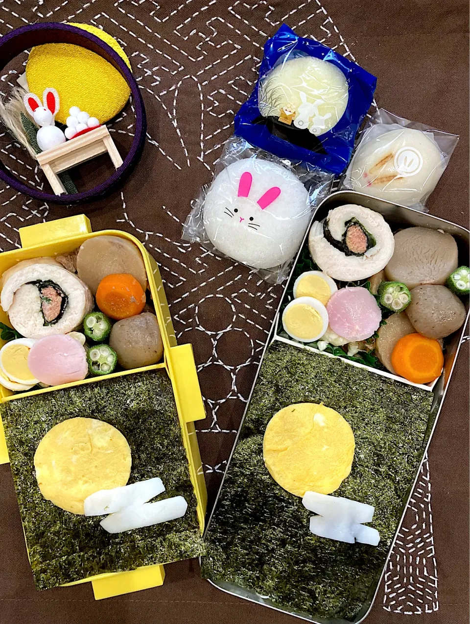 Snapdishの料理写真:9月29日 中秋の名月 弁当🎑|sakuramochiさん