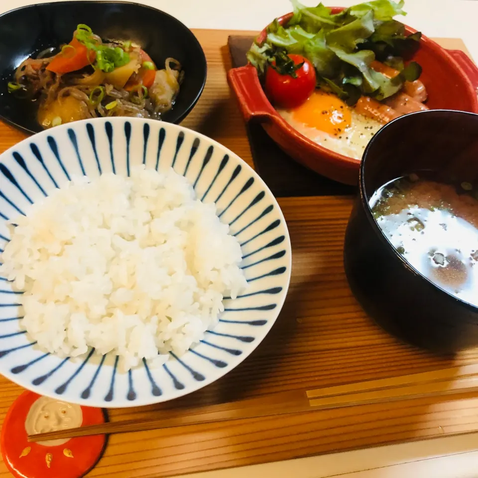 Snapdishの料理写真:今朝のごはん☀️|ユミさん