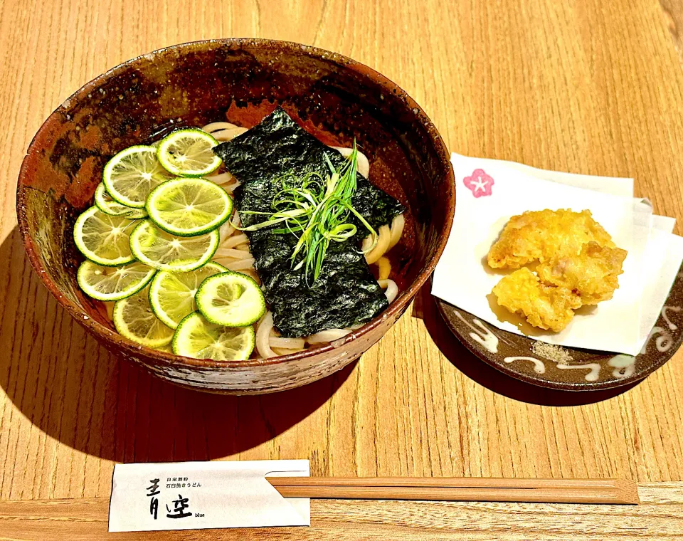 焼き海苔すだちうどん🍜|にゃあ（芸名）さん