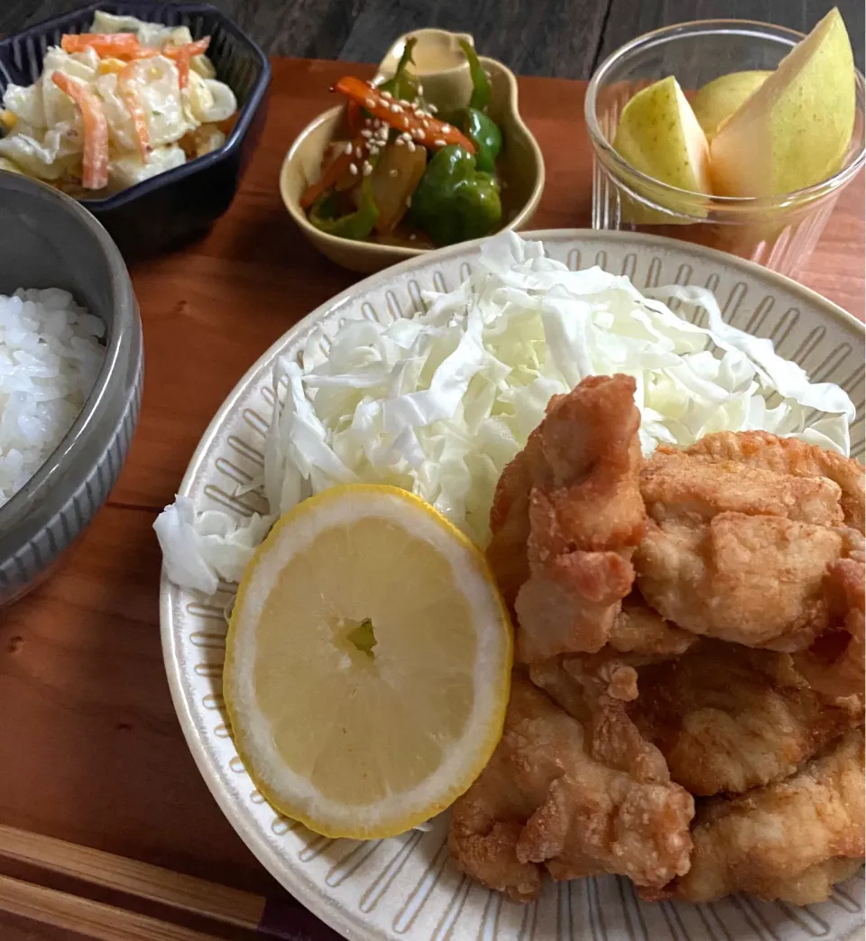 わさびレモンの米粉唐揚げ🍋|ちぐあささん