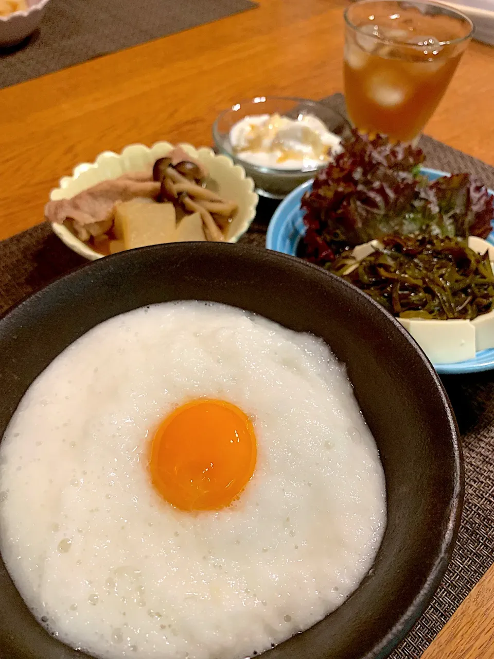 Snapdishの料理写真:月見とろろうどん🎑|いちごさん