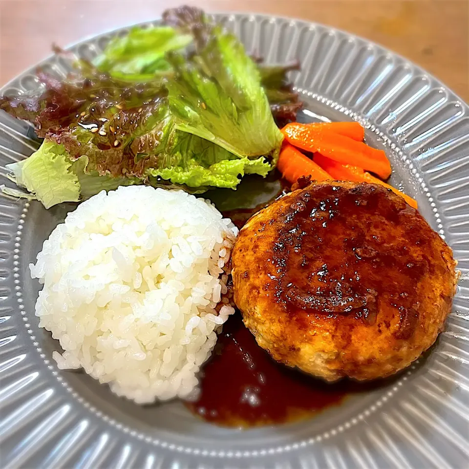 ワンプレートご飯　ハンバーグ|ｙａｋｋｏさん