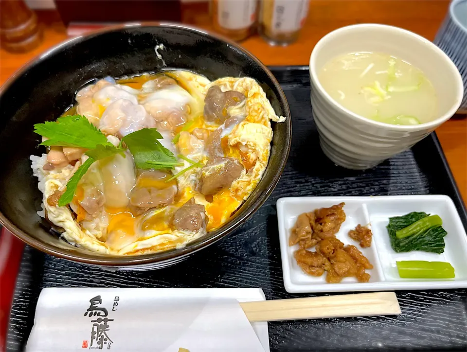 親子丼しお（並）＋モツ🐓|toshi,I🍴さん