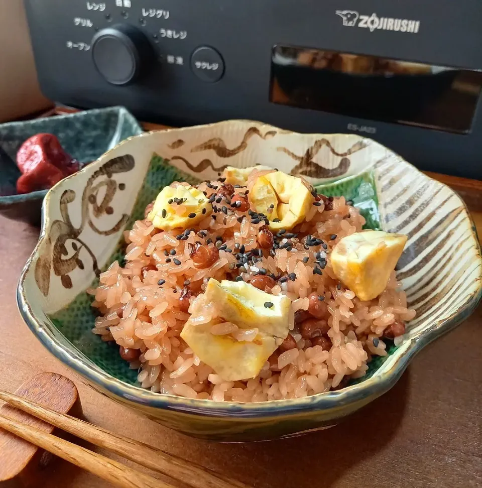 象印EVERINO【うきレジ】でお赤飯|ナオミさん