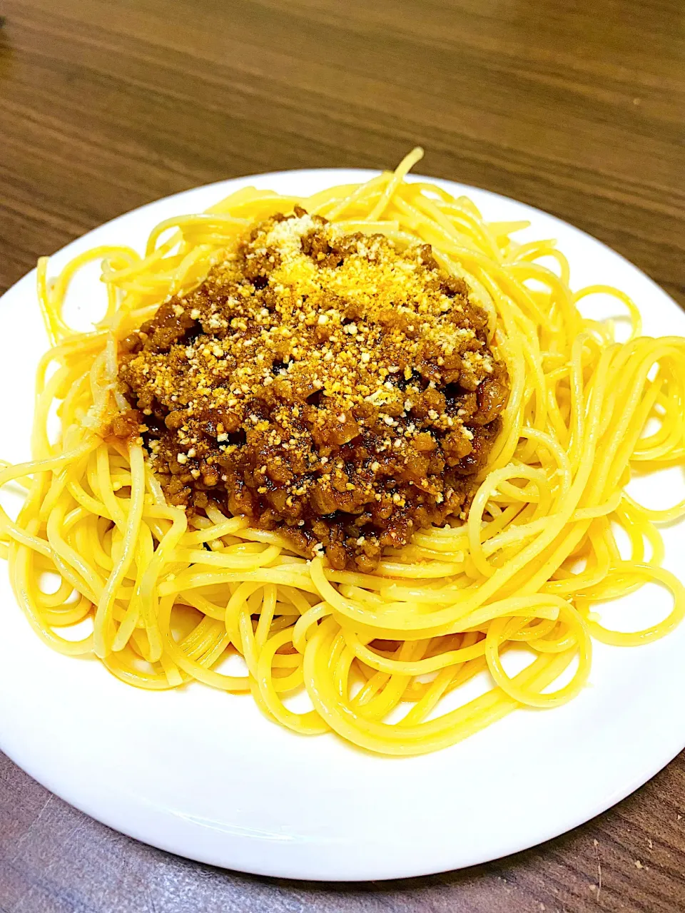 ミートソースパスタ🍝|とっしぃさん