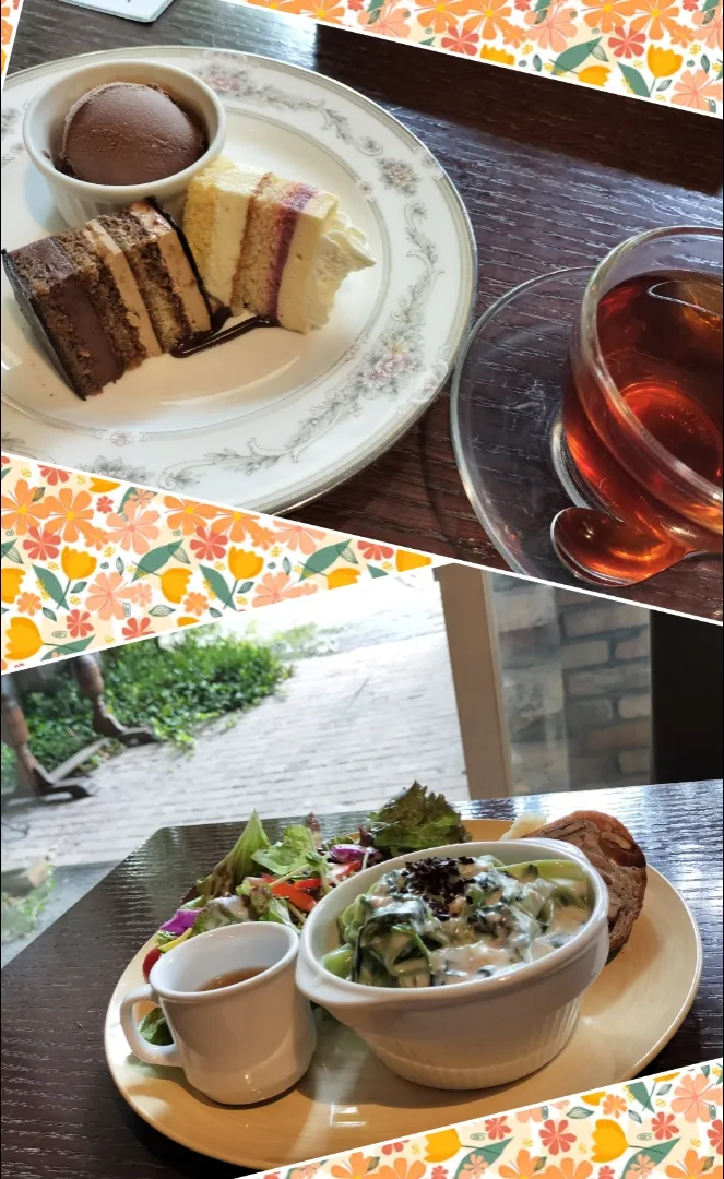 Snapdishの料理写真:🍫チョコレートカフェ☕にて
日替わりランチ
日替わりケーキセット|みよぱさん