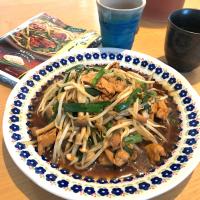 大豆のお肉で作るニラもやし炒め