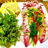 Steamed Calamari with ginger fishsauce|Funky Beer Danang Vietnamさん