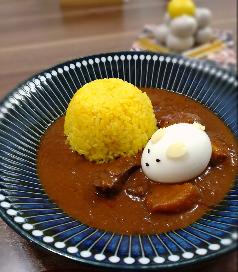 Snapdishの料理写真:お月見カレー2023|ゆりちさん