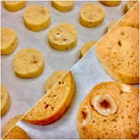 焼きたてヘーゼルナッツクッキーで朝ごはん