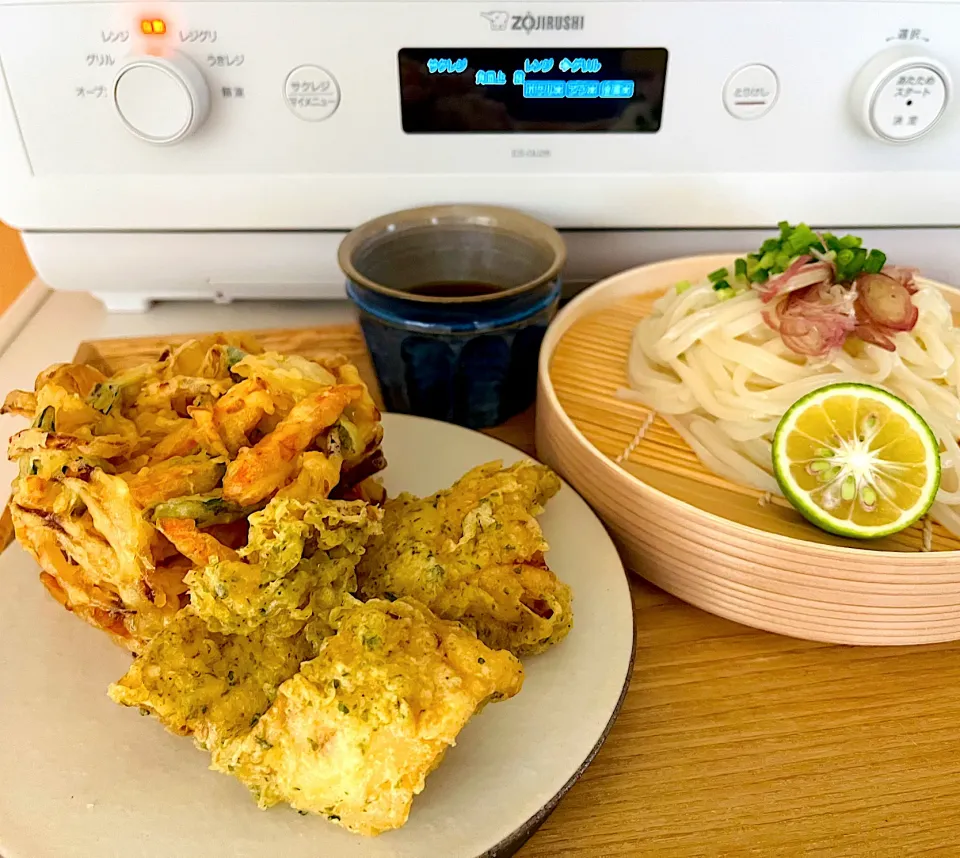 EVERINO で 天ざる饂飩|プーティさん