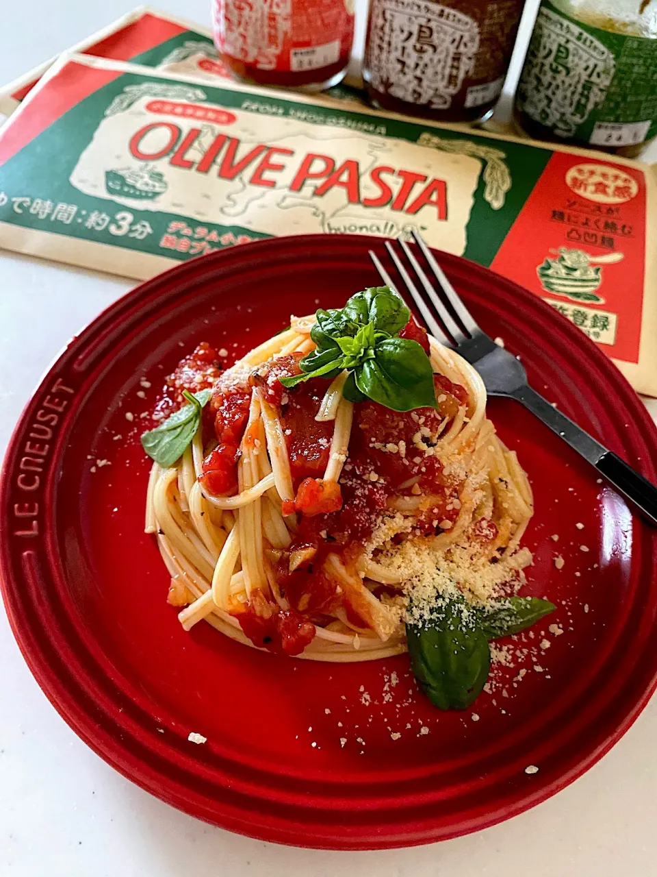 ゆかりさんの料理 簡単！小豆島オリーブパスタ🍅|ゆかりさん