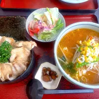 ラーメン　焼肉丼　セット|壱歩さん