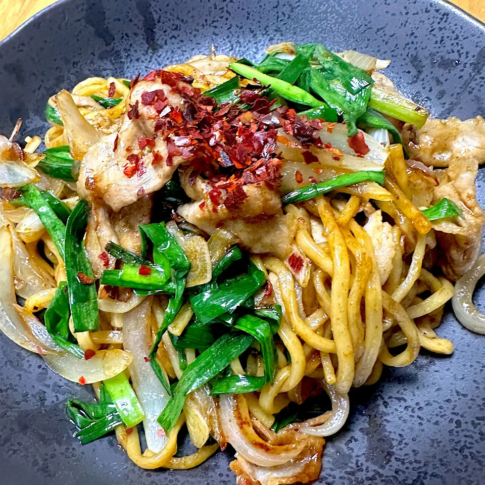 Snapdishの料理写真:スタミナ焼そば【チルド麺】|海鼠さん