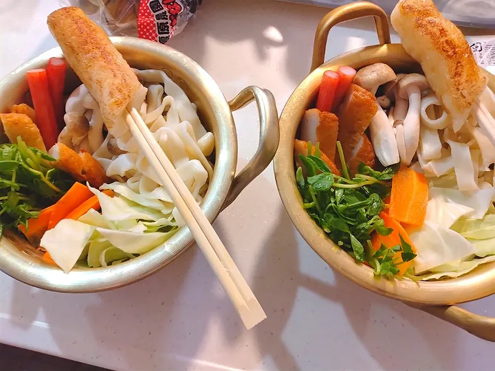 当選✨ありがとうございます
雪若丸で、手作りきりたんぽ　麺は大好きな
きしめんで。|さゆさん