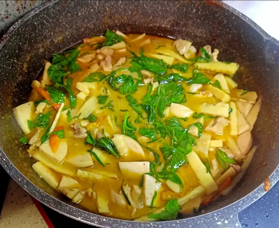 Snapdishの料理写真:Homemade Chicken Green Curry w/ Bamboo Shoots (แกงเขียวหวานไก่ใส่หน่อไม้) 🫰🏻😍🫰🏻
...
...
Mmmmm... Sooooo Yummy & Creamy! 🤤💚|An'leeさん