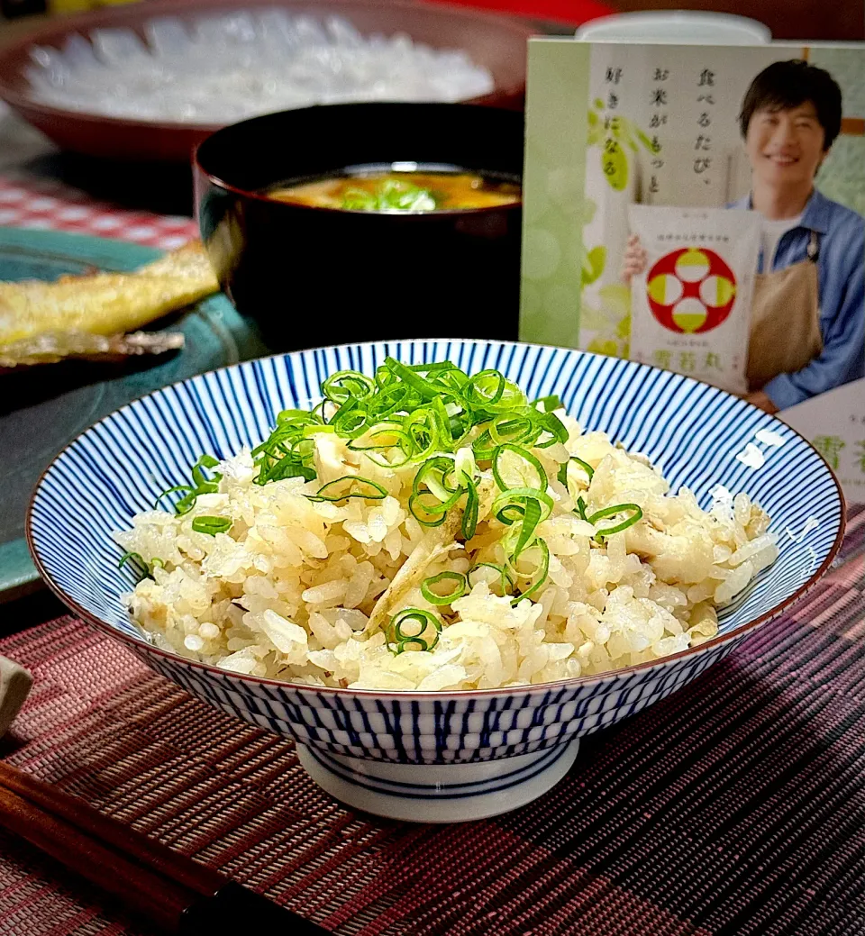 『彼岸鯛（マダイ）の炊き込みご飯』✨✨✨『雪若丸』の炊き込みご飯。😋|イチロッタさん