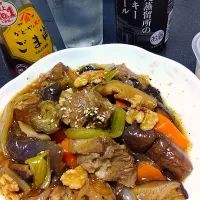 試作失敗】豚肉と秋野菜の中華風煮込み〜あんかけ仕上げ〜|Youさん