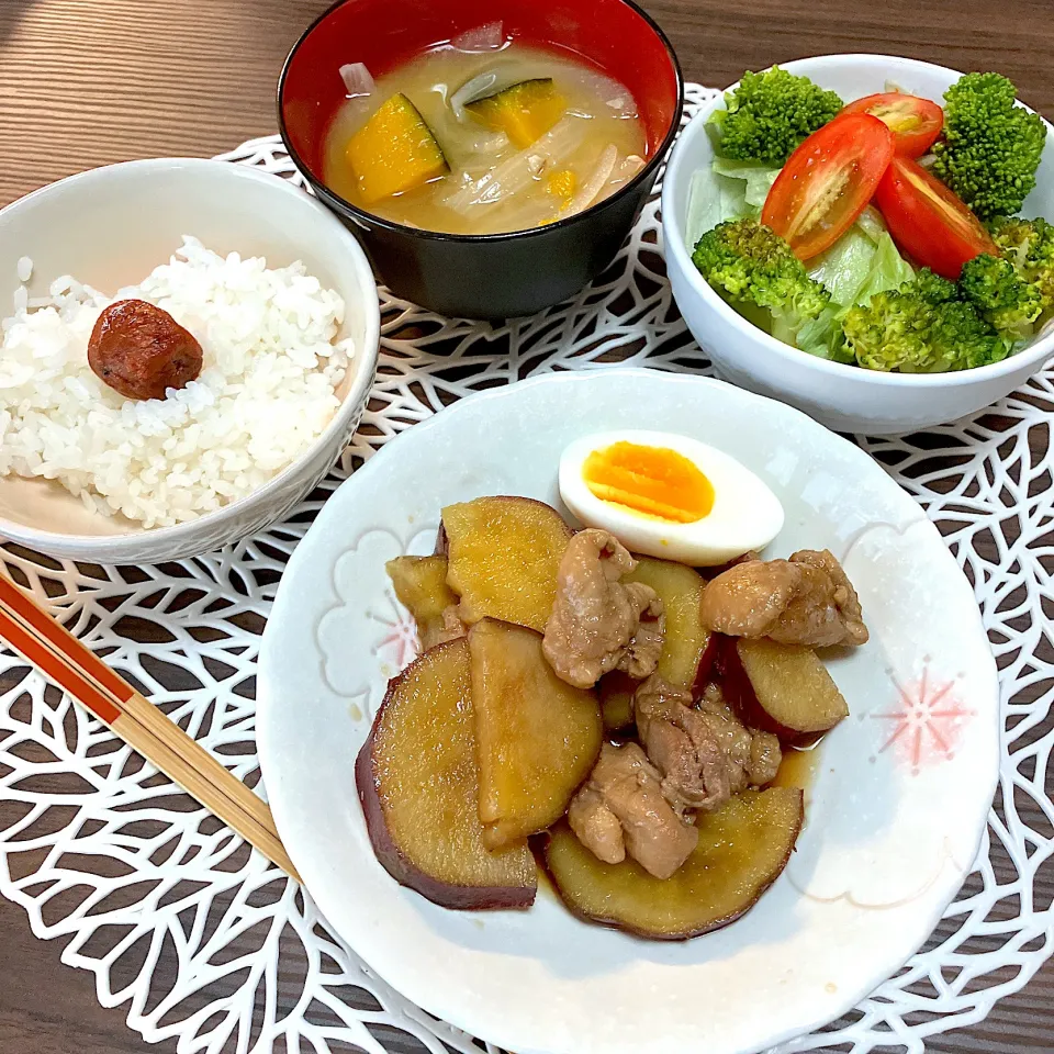 10/2  鶏肉さつまいも煮🍠|らぶちあんさん