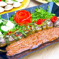 Eel rolling chopted pork meat and vietnam pate sauce|Funky Beer Danang Vietnamさん