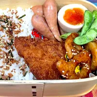 Snapdishの料理写真:茶色弁当|みっしえるさん